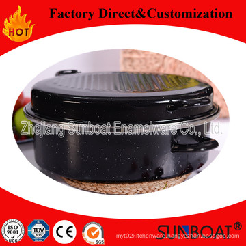 Sunboat Heavy Enamel Round Roaster BBQ Kitchenware/ Kitchen Appliance